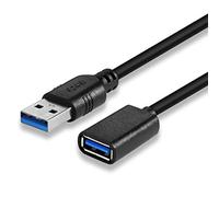 Cable alargador USB 3.0 Macho a Hembra de 5 Gbps, de Alta Velocidad, USB Am a AF 50cm 2pack