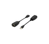 Cable alargador USB - DIGITUS - 2.0 - 45 m - Plug & Play - Negro