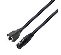 Cable alargador XLR hembra de 3 pines a RJ45 hembra de 30 cm para escenario