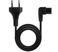 Cable Alimentación Acodado Nanocable 10.22.0503/ CEE7/16 Macho - C7 Hembra/ 3m/ Negro