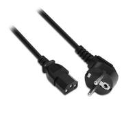 Cable Alimentación Aisens A132-0167/ CEE(7-7) Macho - C13 Hembra/ Hasta 1500W/ 1.5m/ Negro