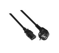 Cable alimentación aisens a132-0168/ schuko macho - c13 hembra/ 3m/ negro