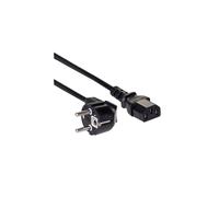 Cable alimentación Akyga AK-PC-05C CU 3x1mm CEE 7/7/ IEC C13 5m
