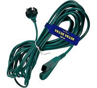Cable Alimentacion Aspiradora 10 m Verde para Vorwerk Kobold VK135 VK136 - Garantía de 10 Años - MONTERAL