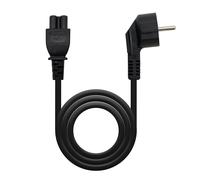 Cable alimentacion c5 trebol a schuko 1,5m nanocable 10.22.0302
