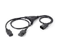 CABLE ALIMENTACION EQUIP IEC MACHO A 2 IEC HEMBRA 1.8M 112210 112210