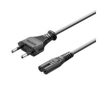 Cable Alimentación Forma 8 Vention ZCLBAC/ CEE7/16 Macho - C7 Hembra/ 1.8m