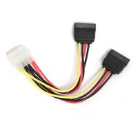 Gembird Cable de Alimentación Molex a 2x SATA 15cm