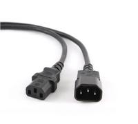 Gembird PC-189-VDE - Alargador de Cables de alimentación, 1.8m, Color Negro