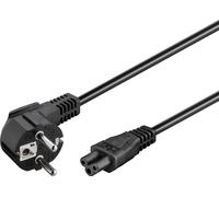 Cable alimentacion iec c5 trebol a schuko longitud 1,8m