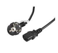Cable Alimentación Lanberg CA-C13C-11CC-0050-BK 5 m C13 acoplador 90° negro