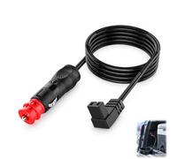 Cable Alimentacion Nevera Coche, Prolongador Nevera Coche, DC 12V/24V 3 Metros, Extensión y Recambio Compatible con Dometic Alpicool Mobicool Einhell, Conductor Cobre para Caravana Camión SUV Camping