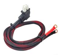 Cable Alimentación para c7 1M Porcelana 10AWG Silicona Cable | Punta porcelana térmica, núcleo cobre , aislamiento silicona 10AWG, 1 metro longitud, uso EV