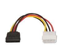Cable Alimentación SATA Aisens A131-0158/ Molex 4 PIN Macho - SATA Hembra/ Hasta 54W/ 16cm