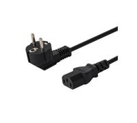 Cable alimentación Savio CL-181 CEE7 a C13 5 m negro