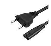 Cable Alimentación Tipo C Euro Conector en el Zócalo C7 Cable Euro 8 Cable para TV PS5 / PS4 / PS3 / Xbox X/S, LG Sony Sharp JBL DVD Receptor Printer TV BLU-Ray Laptop 1.8M