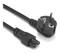 Cable alimentación Trebol IEC-320-C5 de Corriente Compatible Universal para Monitor Laptop Notebook y Cargadores de Ordenador portatil Color Negro 95 cm 1 Metro 51CH158_OPAX