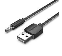 Cable Alimentación Vention CEXBD USB A Macho a DC 5.5mm Macho 50cm 5V 2A Negro