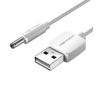 Cable alimentación Vention CEXWF USB A macho a DC 3.5mm macho 1m blanco 5V 2A