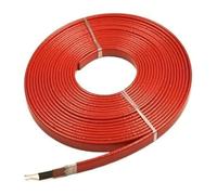 Cable anticongelante, Cable calefactor autorregulable 230V 14mm rojo 1-100M tuberías de agua protección contra heladas del suelo(30meter)