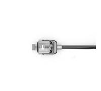 Cable antirrobo Compulocks CL15 Llave redonda Negro Plata