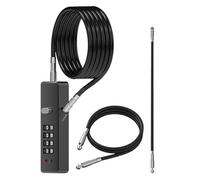 Cable antirrobo con código - antirrobo cadena de ciclismo de alta seguridad, cadena de alta seguridad, resistente a las inclemencias del tiempo, para transporte, almacenamiento de viaje al aire libre