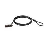 Cable antirrobo Conceptronic CUSTODIO01BN combinación 1,8 m ranura nano negro