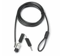 Cable antirrobo Dicota D30867 2 m llave plana acero caucho termoplástico negro
