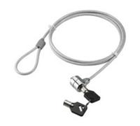 Cable antirrobo Goobay 93037 1,5 m Llave redonda Acero Gris