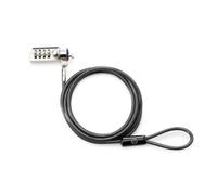 Cable antirrobo HP Combination Lock 1,83 m acero galvanizado negro