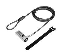 Cable antirrobo LogiLink NBS010 Acero Negro Plata