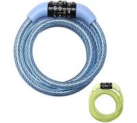 Cable antirrobo masterlock, 4 dígitos, 1,2 m, o8 mm, color