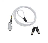 Cable antirrobo Mobilis 1,8 m Nano Brecha Llave Negro Gris