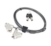 Cable antirrobo Urban Factory CRS02UF 2 m llave redonda PVC negro