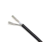 cable apantallado, Cable blindado unipolar UL1185 de 300 V y 80 °C, cobre libre oxígeno, aislamiento PVC, varios tamaños(Black,10AWG)