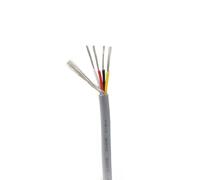 cable apantallado, Cable de audio blindado PVC UL2547, cable señal cobre estañado, gris, 300 V, 80 °C, múltiples opciones calibre y núcleo(28awg 4cores,5m)