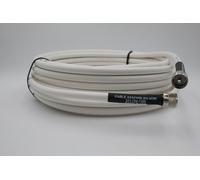 Cable Assemblies Now Cable coaxial de baja pérdida para microondas LMR-400/LMR400 White Times, conectores UHF macho a UHF-macho, 25 pies, para radio aficionada, routers WiFi, amplificadores de señal