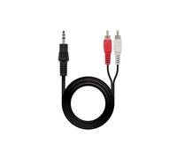 CABLE AUDIO 1XJACK 3.5 A 2XRCA 3M NANOCABLE