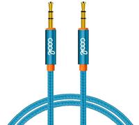 Cable Audio 3.5 mm - Conector 3.5 mm 1mts (Azul) - COOL