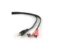 Cable audio a conector RCA 3,5 mm - 2,5 metros
