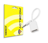 Cable Audio De Jack A USB Hembra CONEXION AUX Salida Auxiliar Radio Coche MP3 Reproductor Adaptador para pendrive