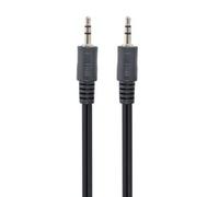 Gembird Cable de audio CCA-404 Jack 3.5 mm estéreo macho-macho 1,2 m negro