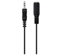 Ewent Cable Audio Estereo 3,5mm/M y 3,5mm/H - 5mt