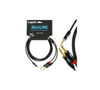 Cable Audio mini Jack 3,5mm Estéreo a 2x Jack 6,3mm KY5-150