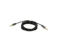 CABLE AUDIO MINI JACK 3.5MM MACHO A MINI JACK 3.5MM MACHO CARCASA METALICA ALTA CALIDAD 2.5M 147083