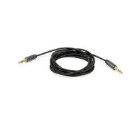 Equip Cable Audio Mini Jack 3.5mm Macho/Macho Metálico 2.5m Negro