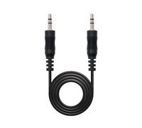 Cable audio Nanocable 10.24.0103 Jack 3.5 mm macho-macho 3m negro estéreo