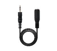 CABLE AUDIO NANOCABLE JACK 3.5 MACHO A JACK 3.5 HEMBRA 3M 10.24.0203