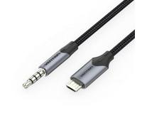 Cable Audio Vention BDGBG/ MicroUSB Macho - Jack 3.5 Macho/ 1.5m/ Negro