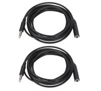 Cable AUX blindado EMI/RFI, conectores chapados en oro, cubierta de PVC flexible, cable de extensión de audio estéreo, contacto fiable,